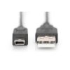 DIGITUS High Speed 2.0 mini USB B - USB type A kábel 1,8m