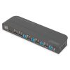DIGITUS DS-12890 Full HD 4K 60Hz 4 port HDMI/Displayport KVM Switch