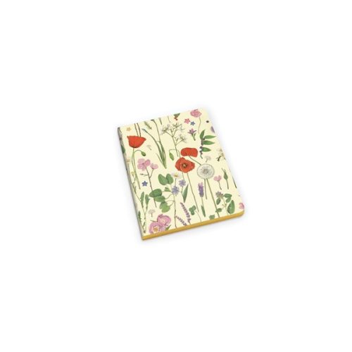 Kartos Summer Flowers A6 arany élfestett beíró