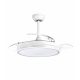 TOO FANC-150-30 W BORA mennyezeti ventilátor LED világítással, rejtett lapátokkal, ultra csendes BLDC motorral