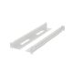 Lanberg AK-1901-S 1U 397x680 mm állítható szürke rack sín készlet