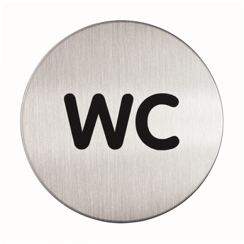 Durable Picto átm. 83 mm WC piktogram