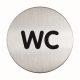 Durable Picto átm. 83 mm WC piktogram