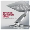 Axagon STND-LR ALU HQ 10"-17,3" laptop állvány