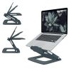Leitz Ergo állítható magasságú és dőlésszögű sötétszürke laptopállvány