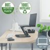 Leitz Ergo állítható magasságú és dőlésszögű sötétszürke laptopállvány