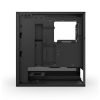 NZXT H5 Flow RGB (2024) fekete RGB (táp nélküli) ablakos mATX ház