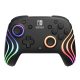 PDP 500-252-BK Afterglow Wave Nintendo Switch/Lite/OLED/Switch 2 RGB LED Lighting fekete vezeték nélküli kontroller