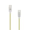 Sbox TYPE-C-1-Y 1m 60W Type-C sárga adat- és töltőkábel