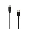 Sbox TYPEC-2-B 2m 60W Type-C fekete adat- és töltőkábel