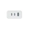 Maxlife ML081094 45W 2xType-C + USB fehér gyorstöltő adapter