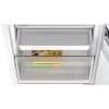 Bosch KIV86VSE0, alulfagyasztós, beépíthető, Hűtő:183L, Fagyasztó:84L, No frost hűtőszekrény
