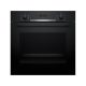 Bosch HBA534EB3 fekete, beépíthető, sütőtér: 71L, grill, légkeverés, sütő