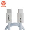 AVAX CB610LB MAGNETY 100W 1m USB-C adat- és töltőkábel