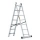 IRIS TOOLS HL-200 2x7 lépcsős alumínium létra, összecsukható, 125 kg teherbírás