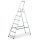 IRIS TOOLS HL-700-7S 7 (6+1) lépcsős alumínium létra, összecsukható, 125 kg teherbírás