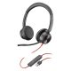 HP Poly Blackwire 8225 USB-C fekete headset