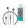 Devia ST108790 Smart Series M2 Metal In-Ear Type-C fekete sztereó fülhallgató