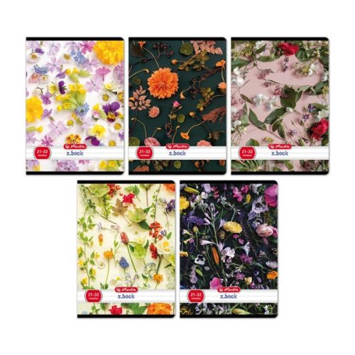 Herlitz Flower A5 21-32 vonalas füzet