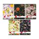 Herlitz Flower A5 27-32 kockás füzet