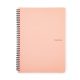 Oxybag Pastelini Apricot A5 60 lapos vonalas spirálfüzet