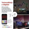 Emos GoSmart Lines fekete, 9 részből álló, 34 W, RGBIC dimmelhető, WiFi LED lámpa