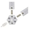 Emos GoSmart Lines fekete, 9 részből álló, 34 W, RGBIC dimmelhető, WiFi LED lámpa