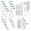 Emos GoSmart Hexagon, indító készlet, 10 rész, 19 W, RGBIC dimmelhető, WiFi LED lámpa