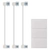 Emos GoSmart Hexagon, kiegészítő készlet,3 rész, 1,8 W, RGBIC dimmelhető, WiFi LED lámpa