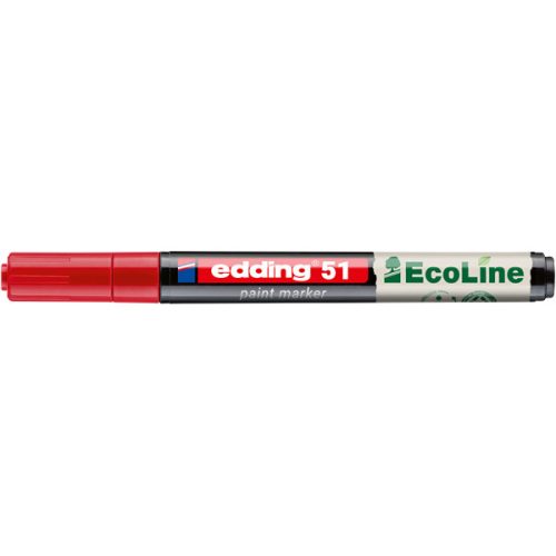 Edding 51 D10 piros lakkmarker