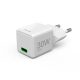 Hama 00201982 SUPER MINI 30W PD QC USB-C fehér hálózati töltő