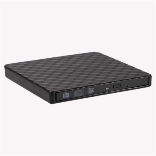 IRIS SQUARE EXTERNAL DVD író, USB 3.0, Read/write:CD/VCD/DVD, tálcás, DVD-RW, fekete