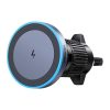 UGREEN W525 15W fekete mágneses autós telefontartó és töltő