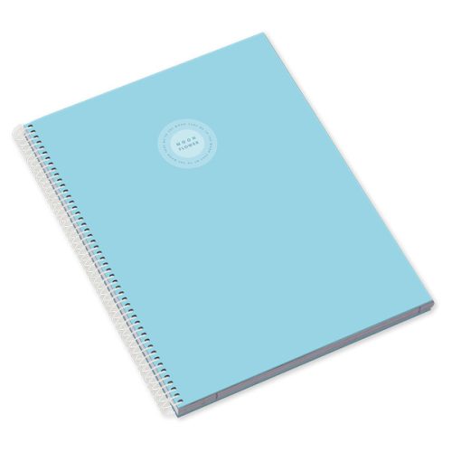 Ambar Moonflower Campus Pastel A5 80 lap vonalas spirálfüzet