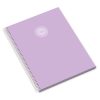 Ambar Moonflower Campus Pastel A4 80 lap kockás spirálfüzet