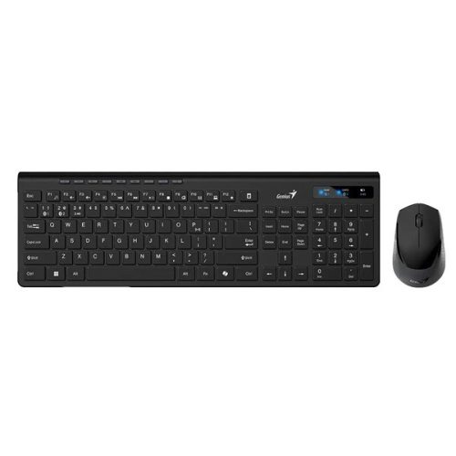 Genius SlimStar 8230 Magyar vezeték nélküli fehér BT + 2.4G szett Copilot billentyűzettel és csendes egérrel