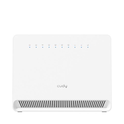 CUDY LT400E egysávos N300 WIFI 4G LTE CAT4, nanoSIM, belső antennás fehér Router