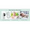 Arenti bébiőr szett - AINANNY B2 + 5" LCD (2MP, sírás-, hőmérséklet-, páratartalom figyelés, microSD, mikrofon, hangsz.)
