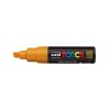 Dekormarker 8mm, Uni Posca PC-8K ragyogó sárga
