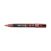Dekormarker 0,9-1,3mm, Uni-Posca PC-3ML csillámló piros