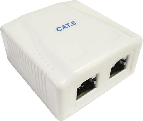 FTP-CAT.6 falonkívüli dupla aljzat