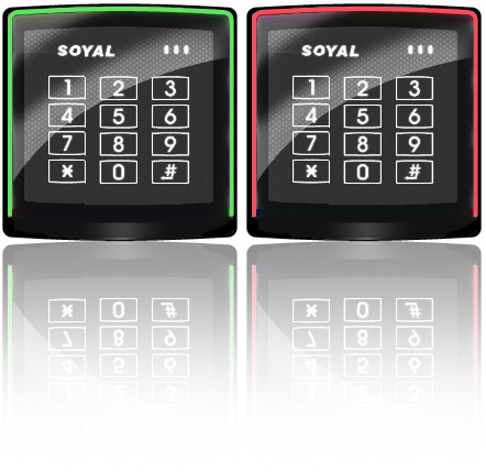 SOYAL AR-888H fekete