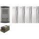 COMMAX DR-4AM + 4 db DP-SS + RF-1A
