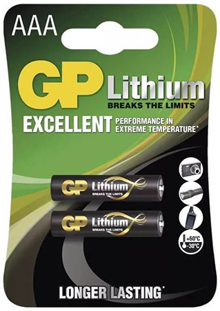 GP FR03 AAA LÍTIUM-VAS