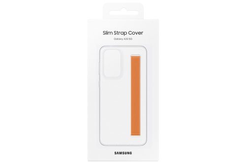 A33 5G Slim Strap Cover, Transparent