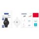 Galaxy Watch4 Classic (42mm) Subcore Tempered Glass, Clear