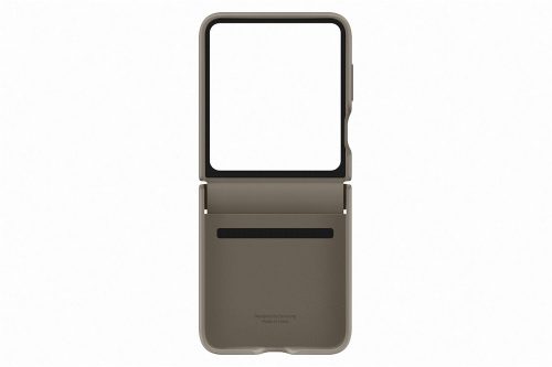 Galaxy Flip5 Flap ECO-Leather Case, Etoupe