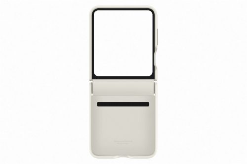 Galaxy Flip5 Flap ECO-Leather Case, Cream