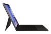Tab S10+/S9+/S9 FE+ Book Cover Keyboard, Black