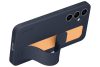 S24 FE Standing Grip Case, Blue black